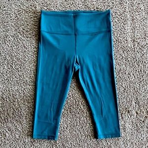 Athleta Leggings - Elation Crop - Light Blue - Size MEDIUM